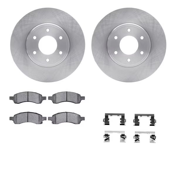 6412-47040, Rotors with Ultimate Duty Performance Brake Pads includes Hardware, Dynamic Friction Co, Mfr#: 6412-47040